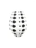 VASES BLACK and WHITE POLKA DOT VASE DECORATORYリビングルームフラワーアレンジメントホームモデルセールスオフィスデスクトップソフト