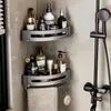 Banyo Rafları Banyo Rafı Matkap Duvarı Montajlı Şampuan Şişe Duş Köşe Raf Tuvalet Depolama Raf Alüminyum Banyo Mutfak Aksesuarları 231030