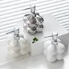 Dispenser voor vloeibare zeep Verzilverde emulsieflessen Keramische sub-zeepcontainers Home El Decorated Badkamer Shampoo Collectie Huwelijkscadeau