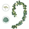 Décorations de Noël 1M 2M Eucalyptus Fleurs artificielles Guirlande pour mariage Accueil Chambre Décoration Jardin Arch DIY Faux Plante Lvy Vine 231027