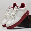 2024 Neue Schuhe Force1 Low Classic Designer mit Box Herren Damen Sneakers Triple White Black Flax Utility Red Pale Ivory Pastel Herren Trainer Training Outdoor.1