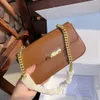 Luksusowa designerska torba skórzana torba na ramię pod pachami Ubij damski pasek na ramię kobietę