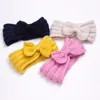 Hair Accessories Baby For Autumn Winter Wool Head Bands Girls Warm Turban Bow Infant Headwear Kids Headband