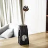 Vases Chinese Retro Zen Living Room Solid Wood Dried Flower Vase Decoration Tea Table Arrangement Small