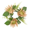 Candle Holders Rings Wreaths Garland Silk Flower Holder Candlestick For Festival Living Room