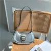 Shoulder Bags High-end Denim Al Transparent Heart Bag For Women Single Handbag Versatile Jelly Black Pink Cute Candy Luxury