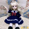 Dolls 30cm Fat Doll 12 Moveable Joints 1 6 Girls Dress 3D Brown Eyes Toy with Clothes Shoes Toys Children Gift 231030