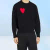 Paris Designer Men039s Sweters Projektant Cya36 Amis de Coeur Love Jacquard Crew Sweater Modna marka Streetwear2487003