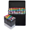 Markers 24-120 Colors Alcohol Marker Single Art Markers Brush Pen Sketch Based Markers Dual Head Manga Drawing Pens Art Supplies 231030