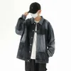 Autumn New Ing Design Men S Oversized Denim Jacket Streetwear Korean Fashion Trend Unisex Jeans Coat