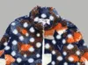 xinxinbuy Cappotto da uomo firmato Parigi lana d'agnello Lettera tessuto jacquard mimetico maniche lunghe donna blu Nero M-2XL