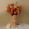Vaser kreativa keramiska blommor sätter hem vardagsrum matbord dekorationer och