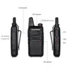 Walkie talkie baofeng bf5r UHF zespół mini kontakt na zewnątrz polowanie na spacery ręczne twoway radio przenośne ładowanie USB 231030