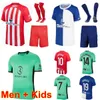 Heren Jeugd 2023 2024 Voetbal 9 Memphis Depay Jersey 7 Antoine Griezmann 8 Saul Niguez 13 Jan Oblak 19 Alvaro Morata 14 Marcos Llorente Voetbalshirt Kits Club MaJing