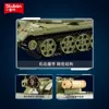 Aircraft Modle 2023 Sluban T 54 Huvudstridstank Byggnadsblock Klassisk världskrig Militär Armored Vehicle Model Bricks Kid Toy Boy Gift 231030