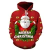 Designer Men's Hoodie Casual Christmas Sweatshirt Fashion 3D Tryckt Pullover på hösten och vintern Super Dalian Hoodie Loose For Men and Women