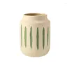 Vasos vasos de pintura multicolorida criativa Flowerpot Cerâmica Home Nicho Nicho de mesa de mesa interior High Aparência Decoração