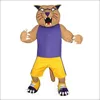 Halloween Discount Cougar Mascot Costume Cartoon Anime theme character Christmas Carnival Party Fancy Costumes Adults Size Outdoor Outfit