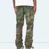 Pantalon pour hommes Y2K Camouflage Check Color Blocking Design Pantalon Street Fashion Cargo Casual Vintage Poches Droit Long 231027