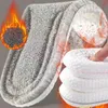 Accessoires voor schoenonderdelen 4 stuks Dikkere zelfverwarmde thermische inlegzolen voor voeten Winterwol Memory Foam Pads Heren Dames Sportschoenen Zelfverhitting 231030