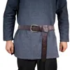 Paski Średniowieczne pasek Viking Expossed PU Leather Knight TALIST RETRO RENAISSANTION TALBAST Akcesoria cosplay