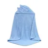 Towel Coral Fleece Bath 90 90cm Cartoon Embroidered Hooded Hug Strong Absorbent Children's Beach