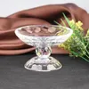 Decorative Figurines Decoration Crystal Glass Fruit Plate Household Goods Glassware Fashion Creative Clear Full Bloom Candy Christmas Gifts
