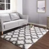 Carpet Gradient Color Bedside Long Fur Soft and Comfortable Living Room Bedroom Full of Strip Sofa Mats 231027