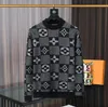 Nueva alta calidad de lujo para hombre para mujer diseñador impreso punto suéter de lana gradiente jacquard moda para hombre paris negro t streetwear top de manga larga xxxl v27