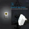 Nachtlichter EU/US Sensorsteuerung LED-Licht Lampe Toilette Wand Baby Schlafzimmer Glühbirne Hintergrundbeleuchtung Schrank Schrank Treppe