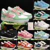 Chaussures décontractées Sk8 Hommes Femmes Sta Low ABC Camo Stars Blanc Vert Rouge Noir Jaune Baskets Hommes Femmes Chaussures avec boîte HIHKJ