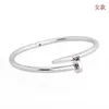 Brand artier Bracelets online store Titanium Steel Classic Diamond Bracelet with Concealed Buckle Opening Hand Ornament Ring Light With Original Box