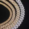 Bijoux de créateurs diamant mosonite collier bracelet haute qualité unisexe moissanite chaîne cubaine collier 16mm 18mm 20mm 925 argent pour hommes bracelet chaîne hip hop
