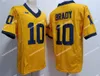 Michigan Fußballtrikot 9 J.J. Mccarthy VRBO Fiesta Bowl 10 Tom Brady 7 Donovan Edwards 97 Aidan Hutchinson 2 Blake Corum Trikot