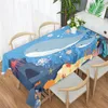 Table Cloth Waterproof And Scald Resistant European Home El Office Round Square PVC