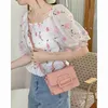 Sacs à bandoulière Sac messager carré solide pour femme Sac à bandoulière haut pour femme Flip Club Portefeuille Femme Rose Bagstylishhandbagsstore