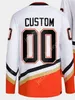 2023 Novo atacado nome personalizado número superior costurado camisas de hóquei no gelo Anaheim 11 Trevor Zegras 15 Ryan Getzlaf 19 Troy Terry