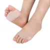 Senhoras respiráveis palmilhas de gel invisível almofadas de silicone macio sapatos de salto alto antiderrapante proteger alívio da dor cuidados com os pés antepé meia jarda