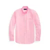 Camicie da uomo top top piccolo ricamo a cavallo camicetta a manica lunga colore solido vestito di cavallo casual abbigliamento camicia a maniche lunghe normali colori multipli s