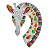 Broschen CINDY XIANG Mehrfarbige Strass-Giraffe-Brosche Vintage-Mode-Tier-Pin Unisex-Partyschmuck 2 Farben erhältlich Hohe Qualität