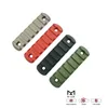 Acessórios táticos trilho mlok 7 slots cnc M-LOK montagem de metal adequado para trilho slr