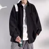 Vestes pour hommes Solide Hommes Général Quotidien Simple Adolescents Confortable Style Japonais Tout-Match Baggy Manches Longues Vitalité 2023