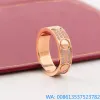 Fashion jewelry Love Ring Nail Design Diamond Ring Titanium Steel Wedding Engagement Party Jewelry Accessories Couple Gifts Classic Gold Silver Rose-gold Optional