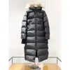 Puffer Cananda Goosewomen's Canadian Down Jacket Women's Parkers vinter i mitten av längden över knä huva tjocka varma gooses rockar kvinnliga70259