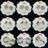Luxuriöse Diamant-Buchstaben-Ohrstecker-Ohrringe für Damen, Ohrringe, Mode-Styling, klassische Produkte, personalisierte Schmuck-Accessoires ZUHE 01