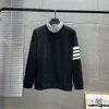 Tasarımcı Erkek Hoodie Sonbahar/Kış Moda High Street Pamuk Sweatshirt Kadın Stripe Yatay Bar Pullover Hoodie Nefes Alabilir İki Parça Zirvesi Top 401