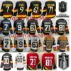 Uomini personalizzati Bambini Jack Eichel 2023 Patch Hockey Youth 7 Alex Pietrangelo 71 William Sson 61 Mark Stone Jonathan Marchessault Grigio Bianco Nero