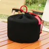 Camp Furniture Outdoor Set Pot Storage Bag Kit Camping Cooker Stove Tableware Anti collision Thickening Protective Supplies Mesh Pouch 231030