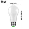 E27 LED Motion Sensor Bulb Lamp PIR Light Auto ON/OFF Night For Home Parking Lighting 110V 220V