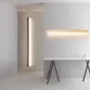 Duvar lambası Yatak Odası Ceviz Uzun Strip Banyo Aynası Karşı Koridor Koridoru Dekor LED İç Işık Ev Işık